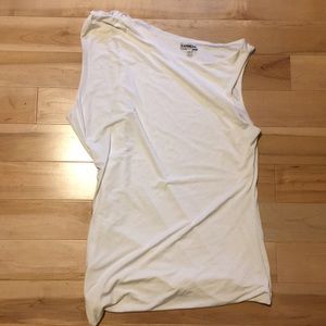 Asymmetric white top